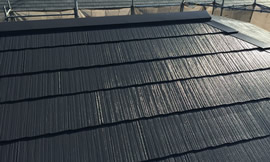 屋根塗装施工後